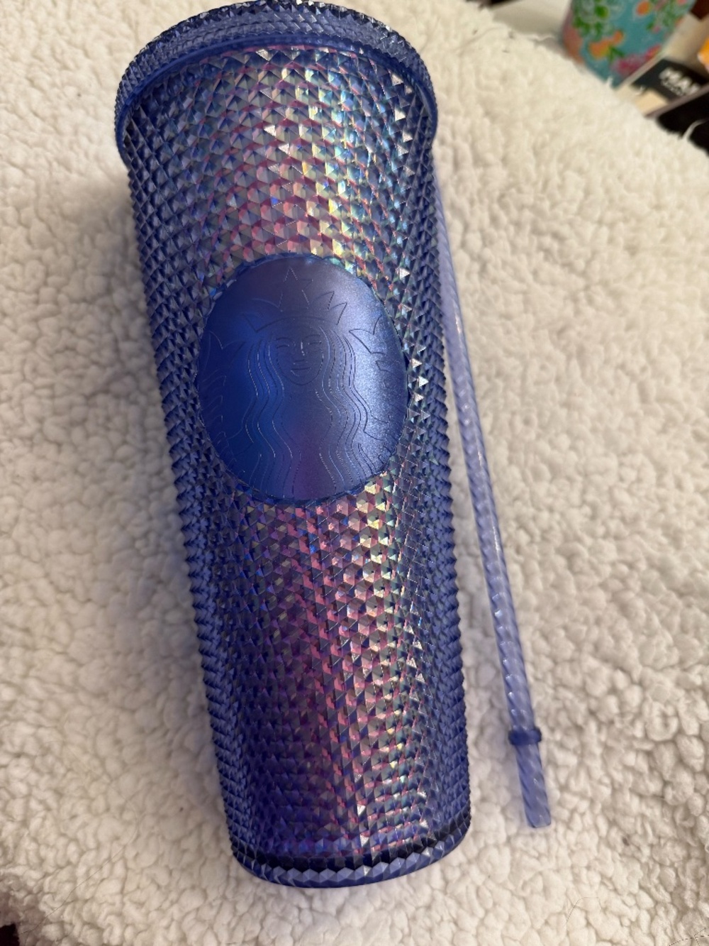 💜🏰 Walt Disney World 50th Anniversary Starbucks Studded Tumbler 🏰💜